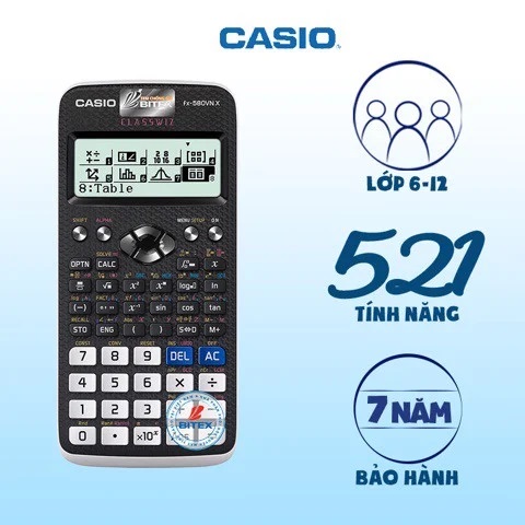 Máy Tính Casio FX580VNX (NEW) Chính Hãng