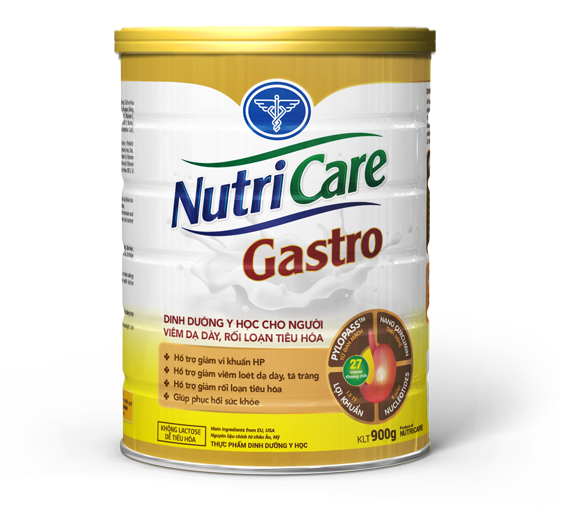 Sữa bột nutricare gastro – giải pháp bảo vệ dạ dày khỏe mạnh