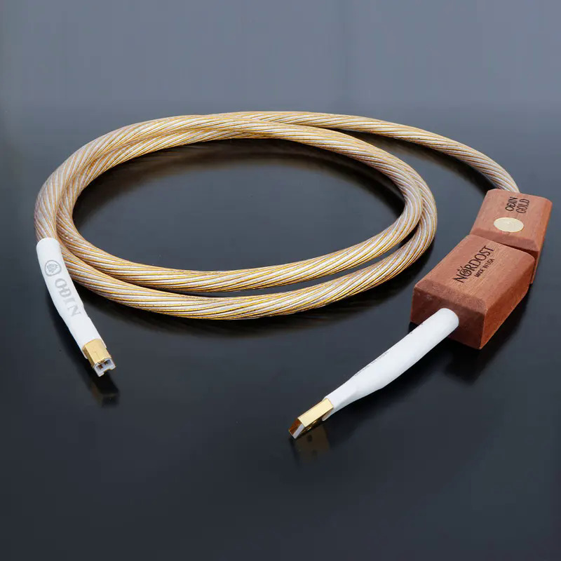 Hi-end Nordost Odin vàng USB 2.0 A để USB B dây USB DAC Cáp dữ liệu HIFI âm thanh USB Card âm thanh kết nối âm thanh dây