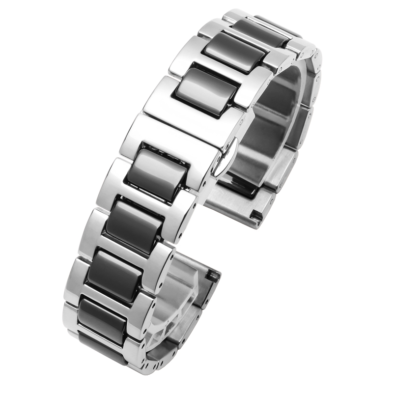 Dây đeo bằng gốm 20mm cho garmin vivomove hr /vivoactive 3 music/forerunner 55 158 245 645 / venu /venu sq/venu sq 2 /venu sq music /venu 2 plus dây đeo thông minh