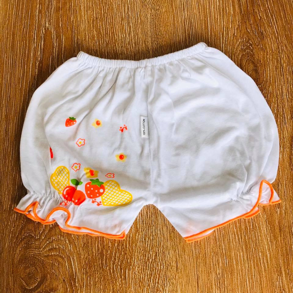 Combo 10 quần phòng dâu bé gái 3-17kg