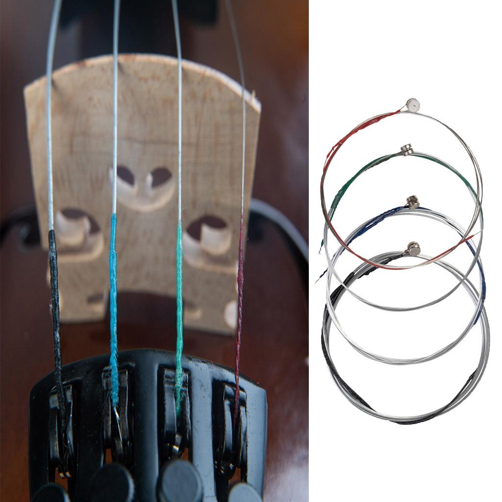 Magic Sound Complete Set of Strings for High Quality Violin Size 4/4 3/4 Resistant Strings