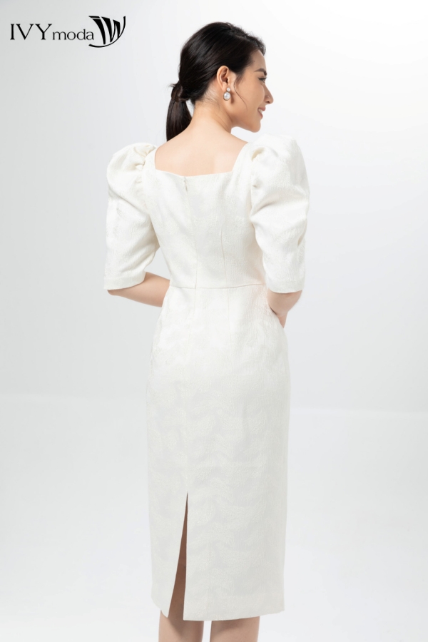 [ Nhập mã LAZSOCIAL10 - Giảm 20% tối đa 99K đơn 199K ] Đầm tay phồng tapta IVY moda MS 48M7181