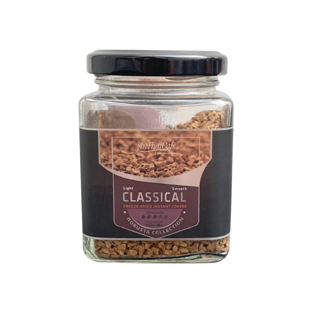 Cà Phê Hoà Tan Robusta Classical nguyên chất rang mộc 100% vị đắng đậm - AnTháiCafé