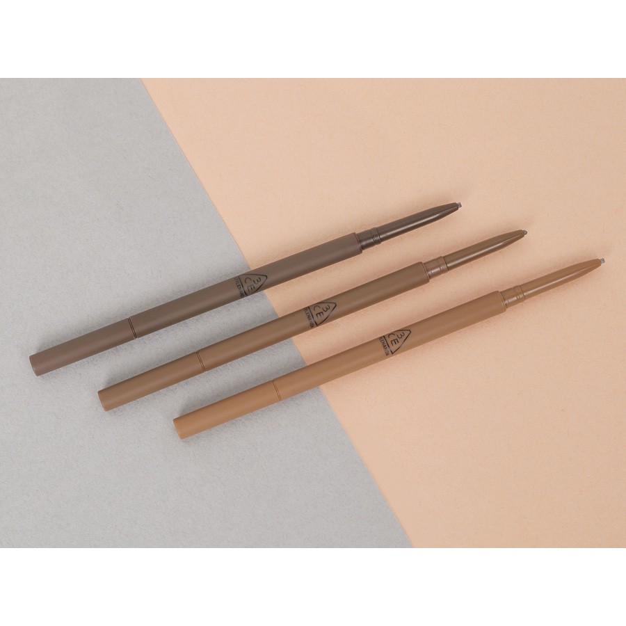 Chì Kẻ Mày 2 Đầu 3CE Super Slim Eye Brow Pencil