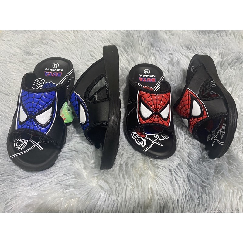 High-End Children's Fashion Spider Superhero Slippers