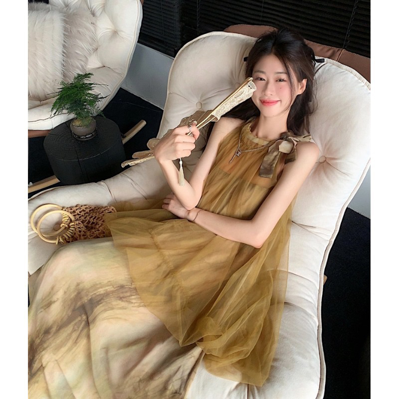 Đầm xòe cổ phong Cocoo Dress