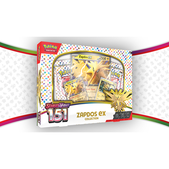 TCG Pokemon Scarlet & Violet 151 Zapdos EX Collection Box | Lazada