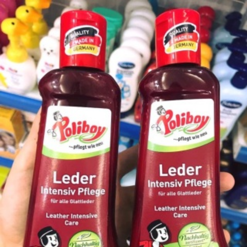 Dung dịch vệ sinh đồ da tự nhiên Poliboy 200ml