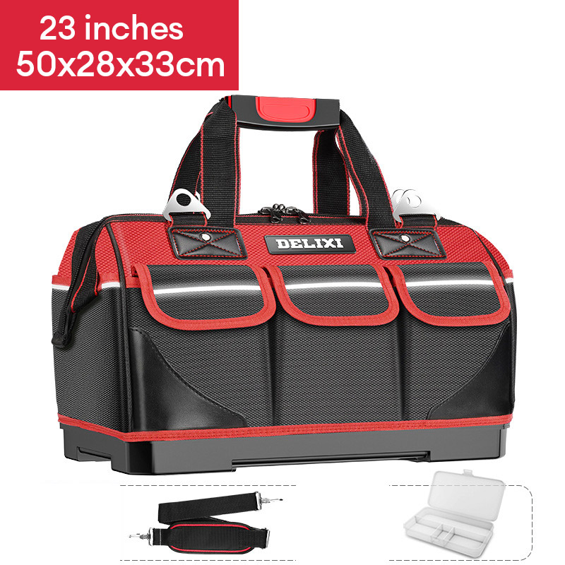 Tool kit multifunctional hardware tool kit wear-resistant thickened canvas bag electrician carpentry hand-held tool bag simple