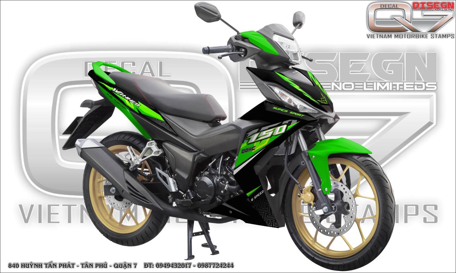 Tem rời winner v1 - xanh lá