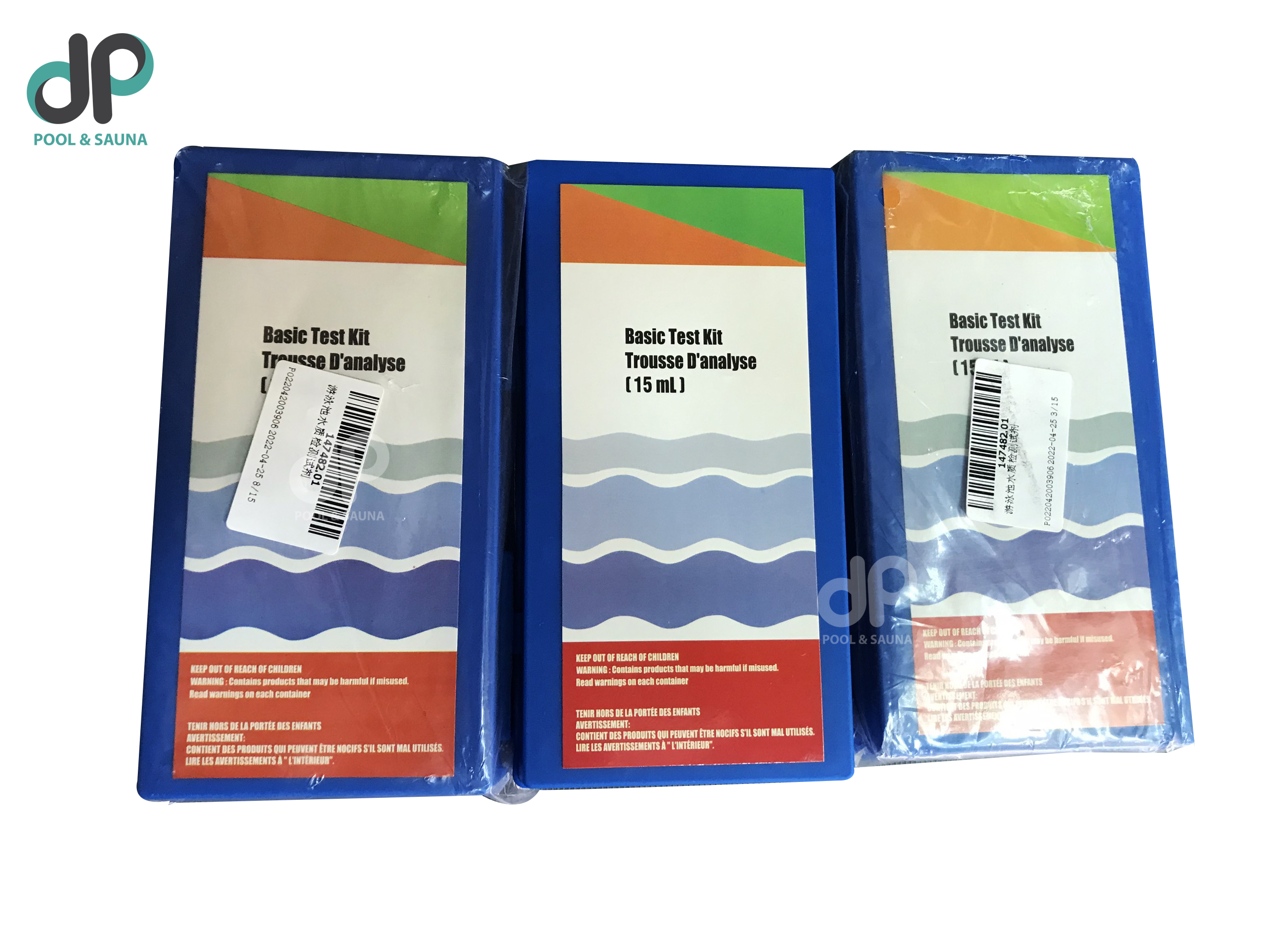 BỘ ĐO PH VÀ CLO CHO HỒ BƠI || Basic Test Kit Trousse D'analyse (15ml)