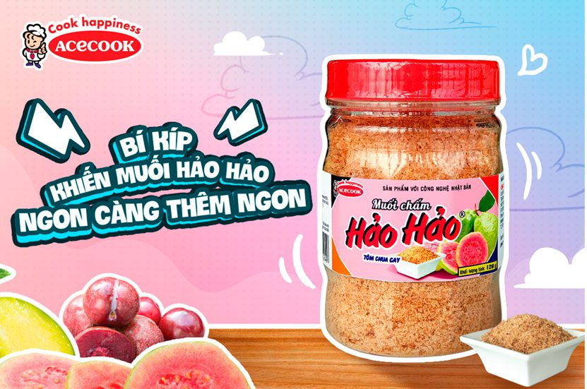 Muối chấm hảo hảo tôm chua cay - lốc 6 hũ