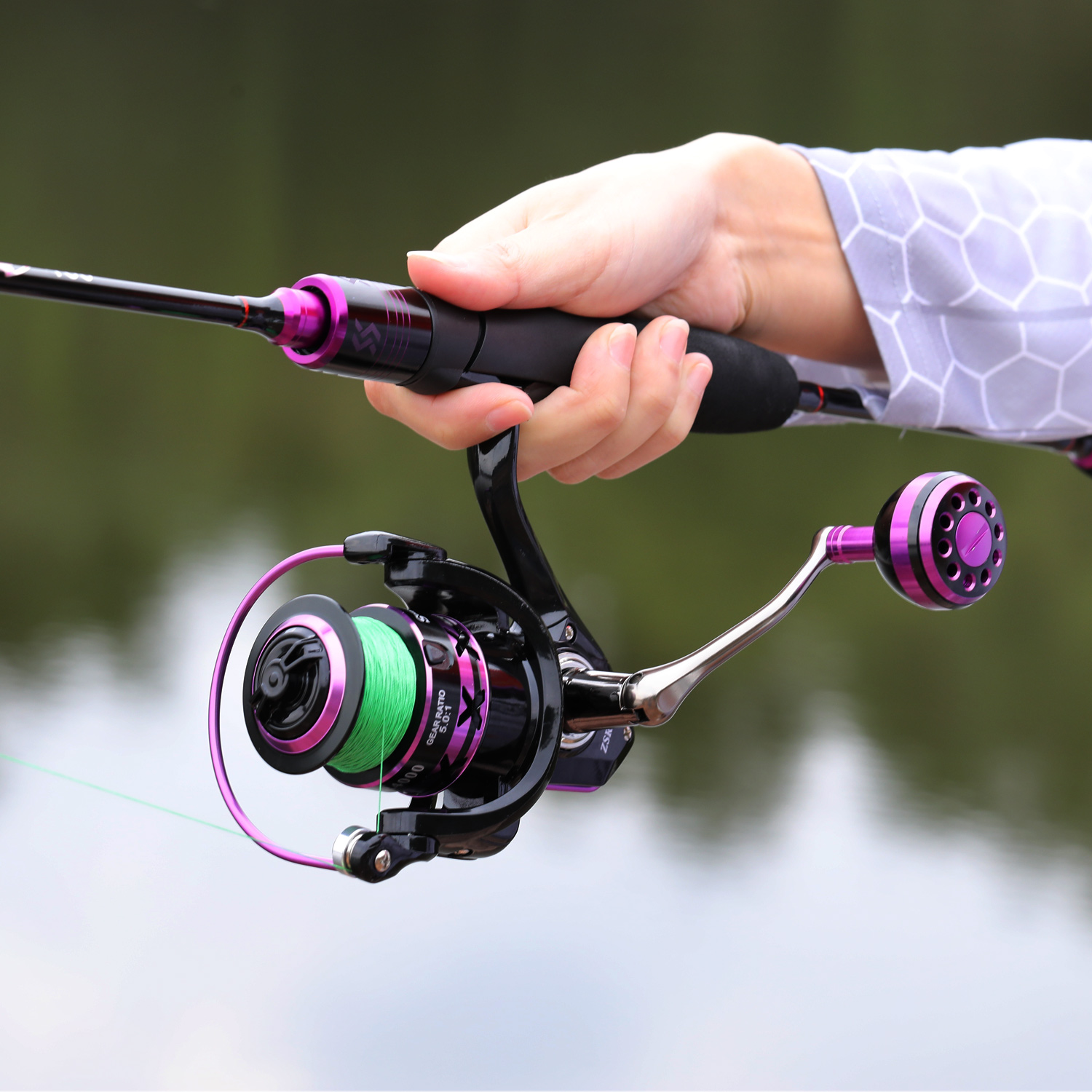 Sougayilang Casting Fishing Rod and Reel Combo 2.1m 0.8-5g Lure Weight  Carbon Fiber Casting Rod and 7.2:1 Baitcasting Reel