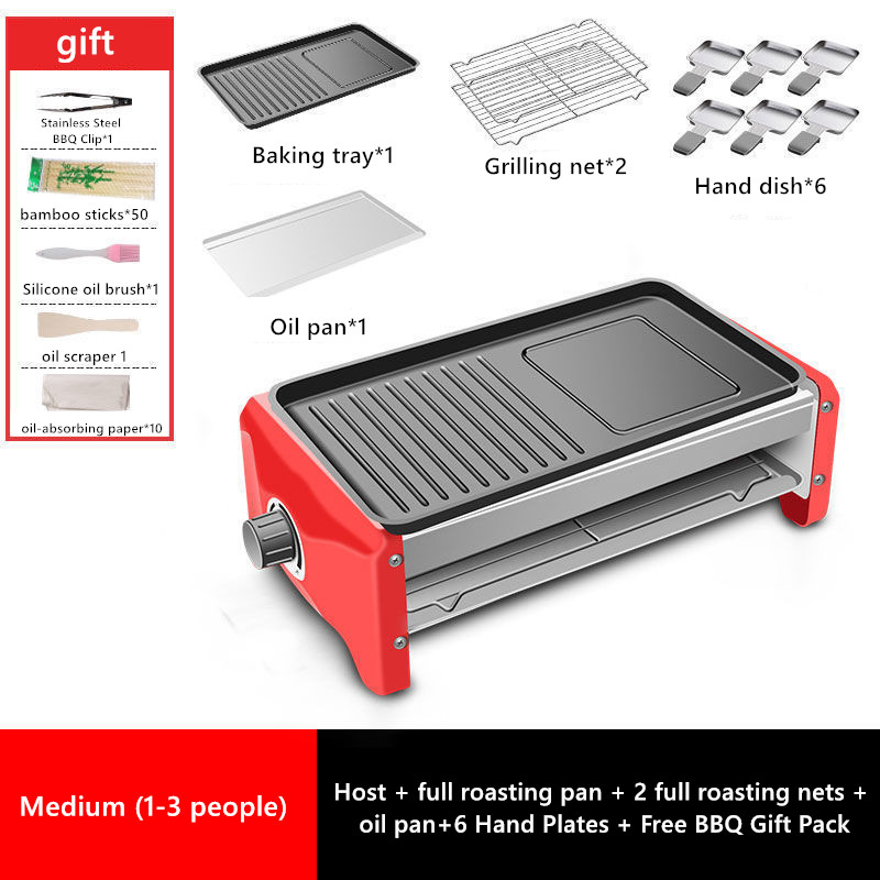 Table Grill, Electric Indoor Grill Korean BBQ Grill, Removable