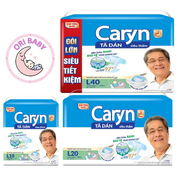 Tã người già Caryn size L40 Tã dán người lớn