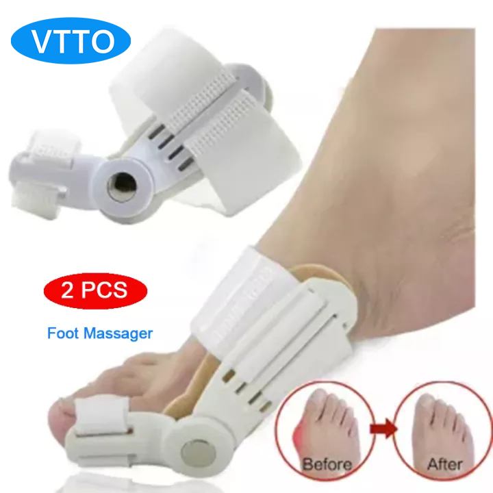 VTTO 2 PCS Big Bone Toe Bunion Splint Straightener Corrector,Foot Pain Relief Hallux Valgus Feet Care Protector Foot Care Tools