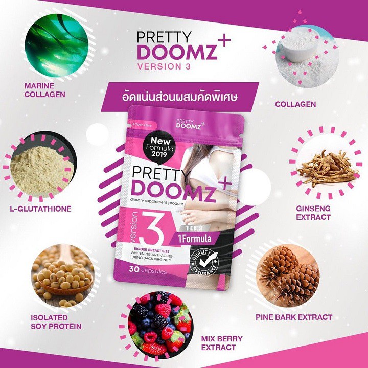 Nở ngực nâng mông se khit đẹp da patty Doomz Thái Lan (mẫu cũ Pretty doomz)