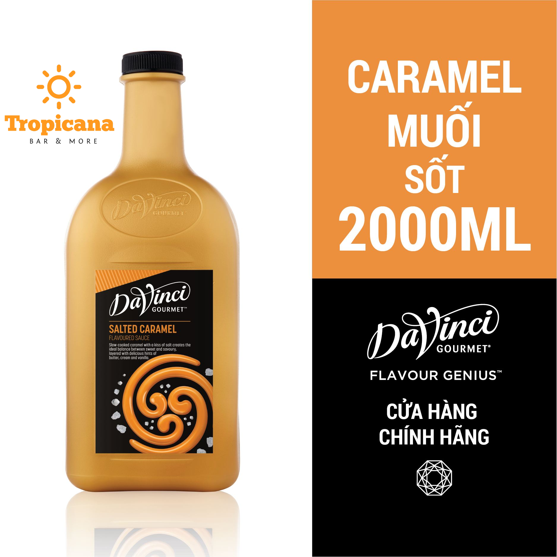 Sauce Davinci Gourmet đủ vị - Chai 2L