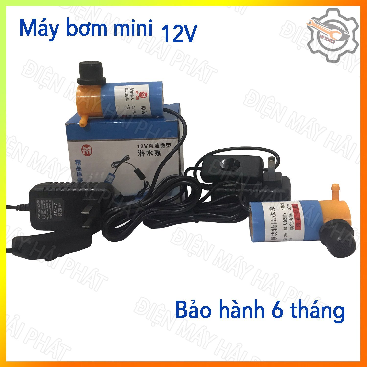 Bơm Nước Mini 12V Cho Máy Cắt Rãnh Tường