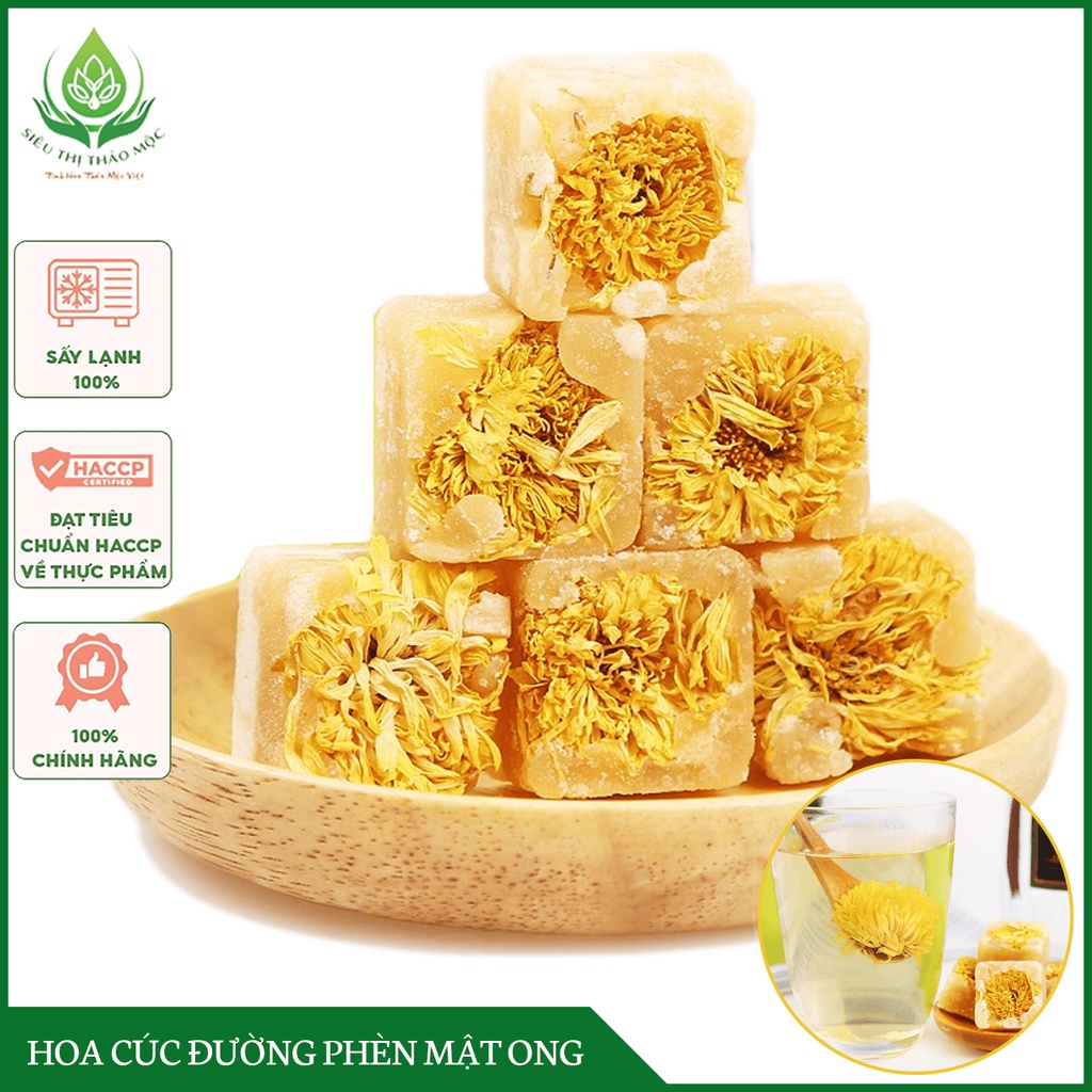 [CHÍNH HÃNG] Trà Hoa Cúc Đường Phèn Mật Ong FREE SHIP Thanh Nhiệt Giải Độc Cải Thiện Giấc Ngủ[TẶNG QUÀ ĐƠN TỪ 66K]