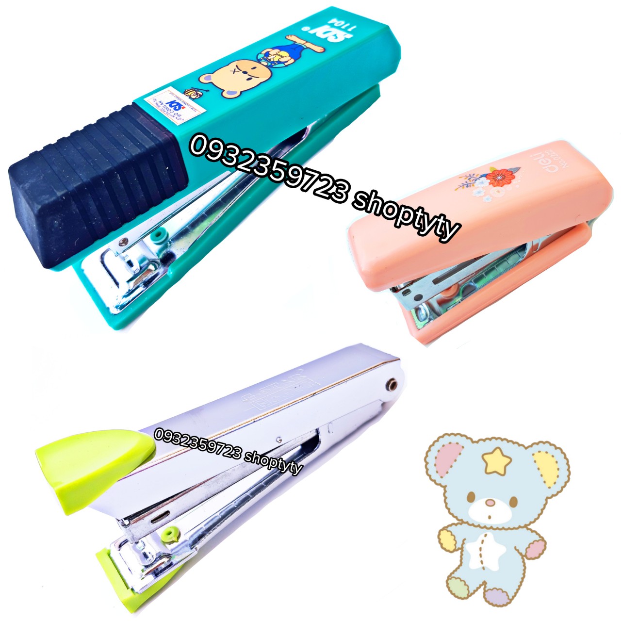 Kẹp Bấm Giấy Văn Phòng(Có 3 Loại Để Lựa)