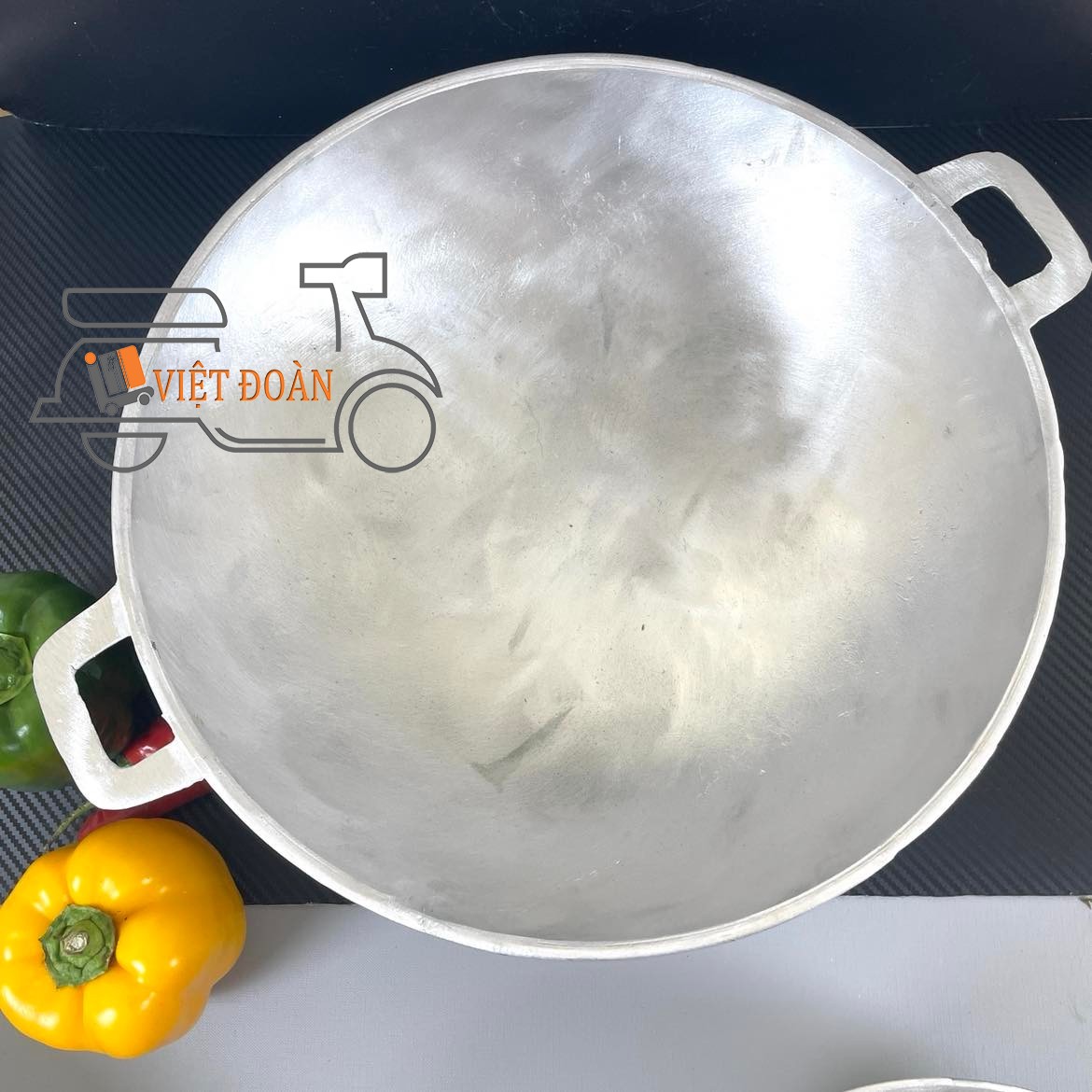 Chảo gang đáy sâu- gang đúc nguyên khối thủ công - dùng xào rau, nấu cơm cháy, bò né, hào sốt.. chảo truyền thống , giữ nhiệt tốt size 26, 32, 34.5cm