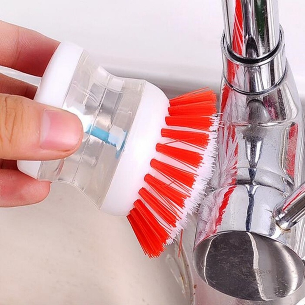 Cọ rửa chén bát có ngăn đựng nước rửa chén tiện dụng DANA