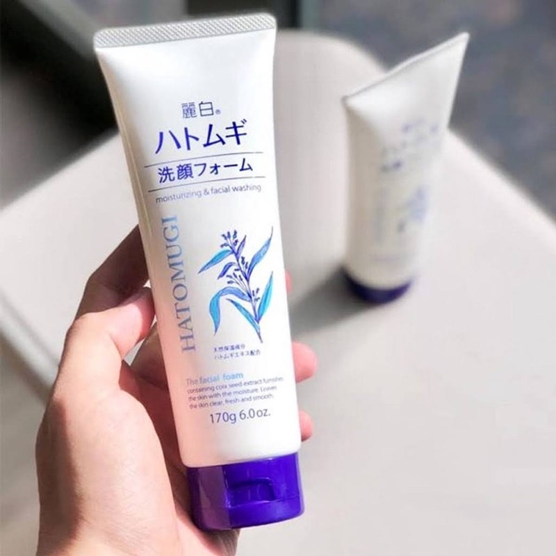 Sữa rửa mặt hạt ý dĩ Hatomugi Nhật Bản 130g