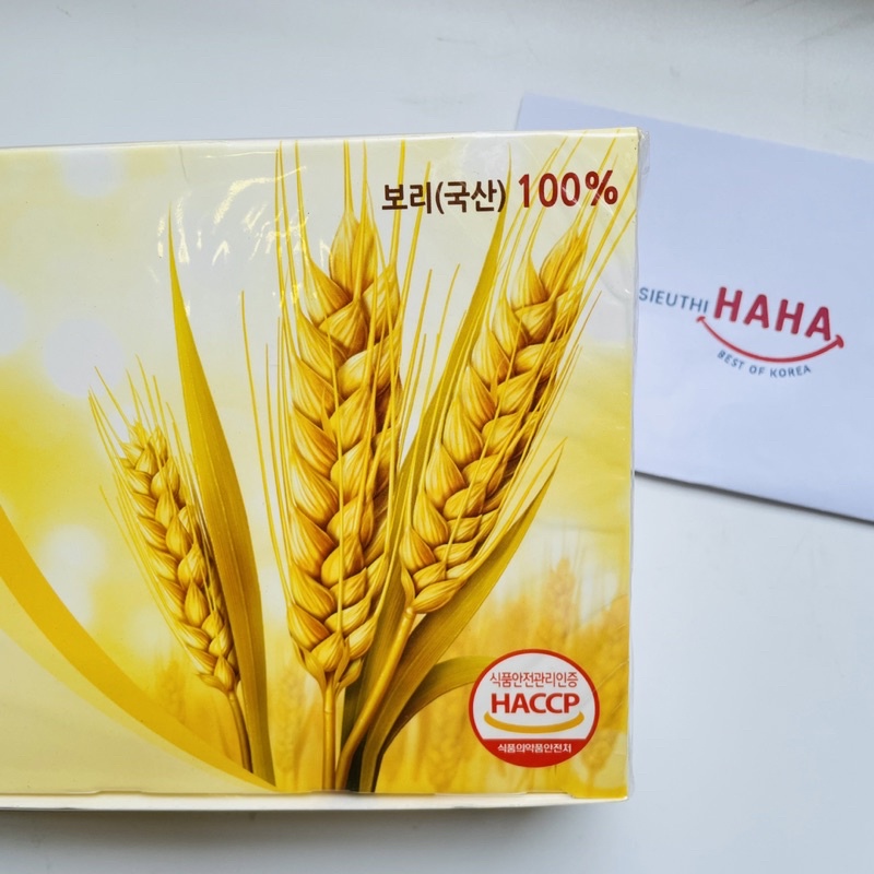 Trà lúa mạch cho trẻ em hàn quốc DONGSUH hộp 120g (8g * 15 gói-보리차 유아용(엄마순보리차))