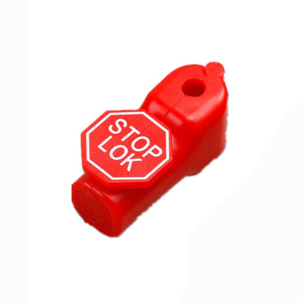 PLLEWY Red Peg Hook Stop Lock Plastic 6mm AntiTheft Locks Useful Pegboard Hook Lock Retail Shop