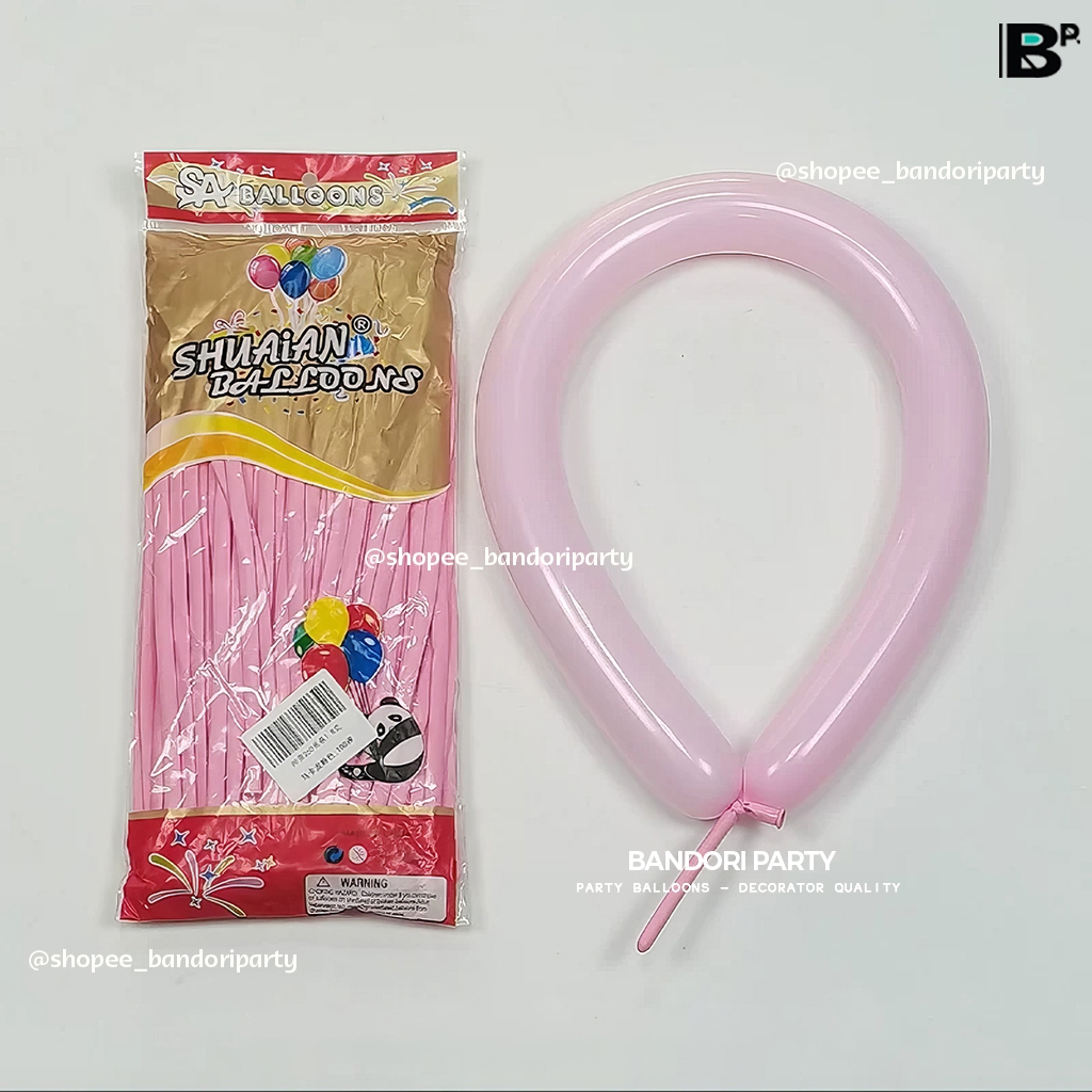 Sỉ túi 100 quả bóng dài 260 tạo hình nghệ thuật bóng giun dài bandori
