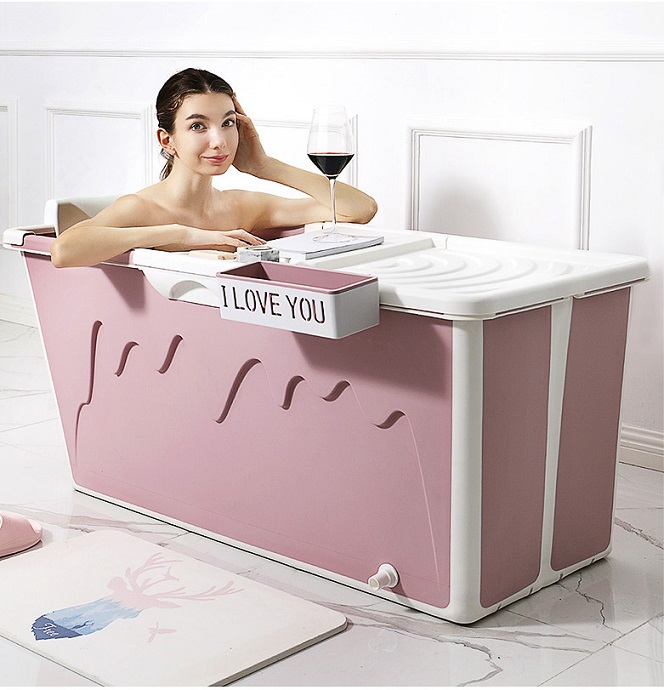 Foldable Bathtub Portable Bathtub Folding tub Soaking Bath Tub Adult