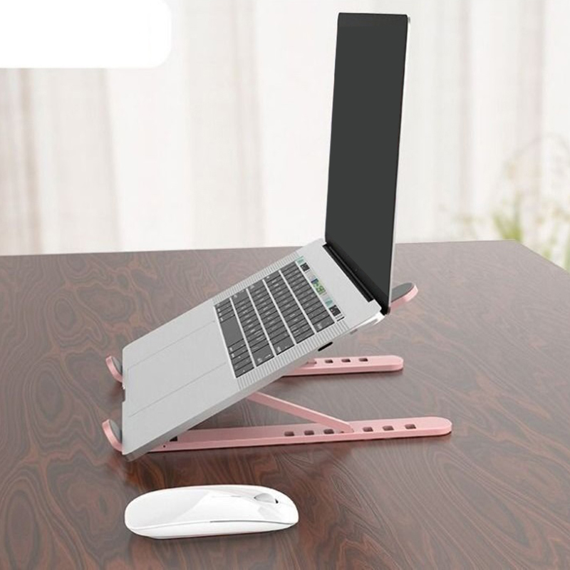 Pink Laptop Riser 【Worry-free after-sales】Portable Laptop Riser, Laptop Stand for Desk, 6 ...