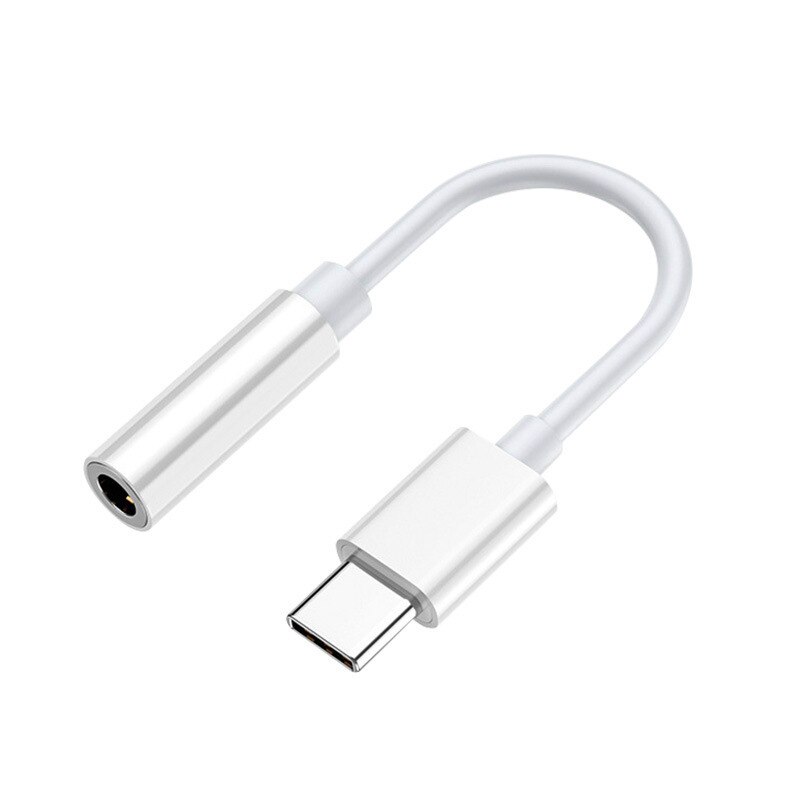 Type C To 3.5mm Aux Adapter Type-c 3 5 Jack Audio Cable Original For Huawei Xiaomi Android Type-C-Earphone Connetor Plug