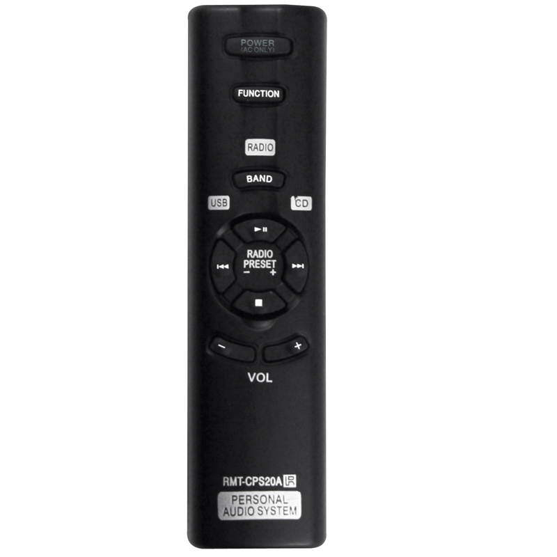 Rmt-cps20a rmtcps20a replace remote control for sony personal audio system zs-ps20cp zsps20cp