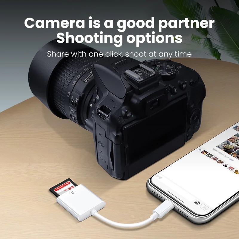 USB Type C Card Reader To SD TF Connection Smart Memory Camera Photo ...