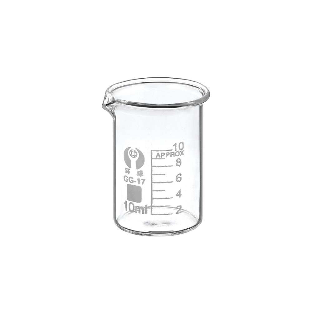 CLASOE 10ml 25ml 50ml 100ml 150ml Lipstick Heating Beaker Thicken Transparent Measuring Beaker Multifunctional Handmade Lip Balm Glass Low Form Beakers Chemistry Lab
