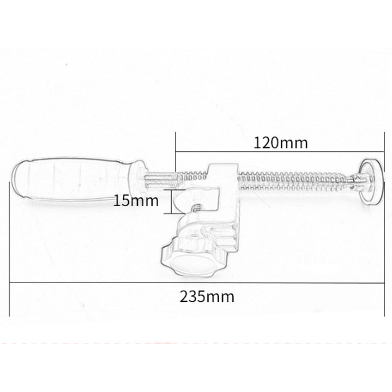 Chế biến gỗ cạnh kẹp f kẹp kẹp nhanh chức năng mở rộng dụng cụ phụ trợ c-loại kẹp cố định bu lông siết cố định