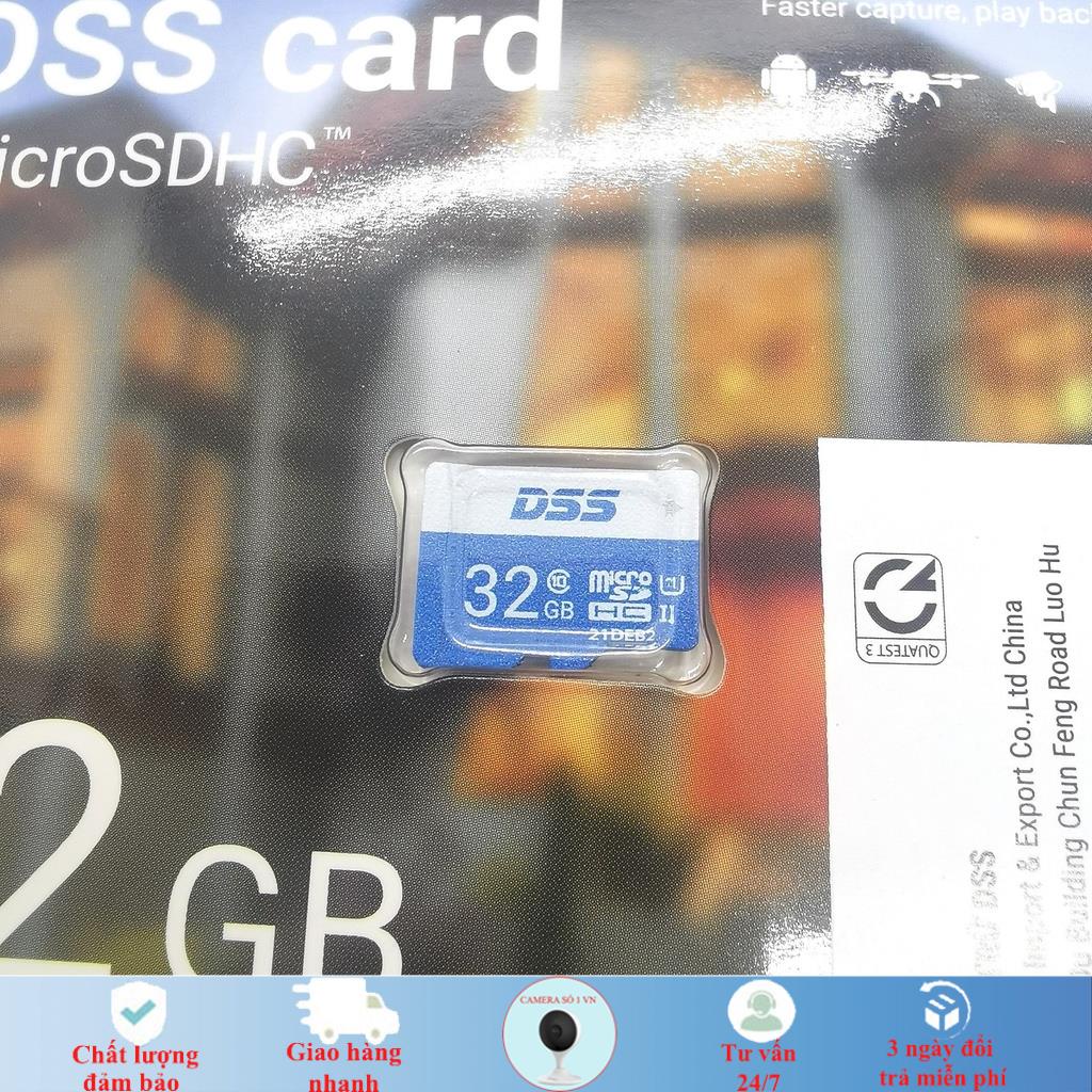 Thẻ Nhớ 32GB DSS Cho Camera, Máy Ảnh, Điện Thoại