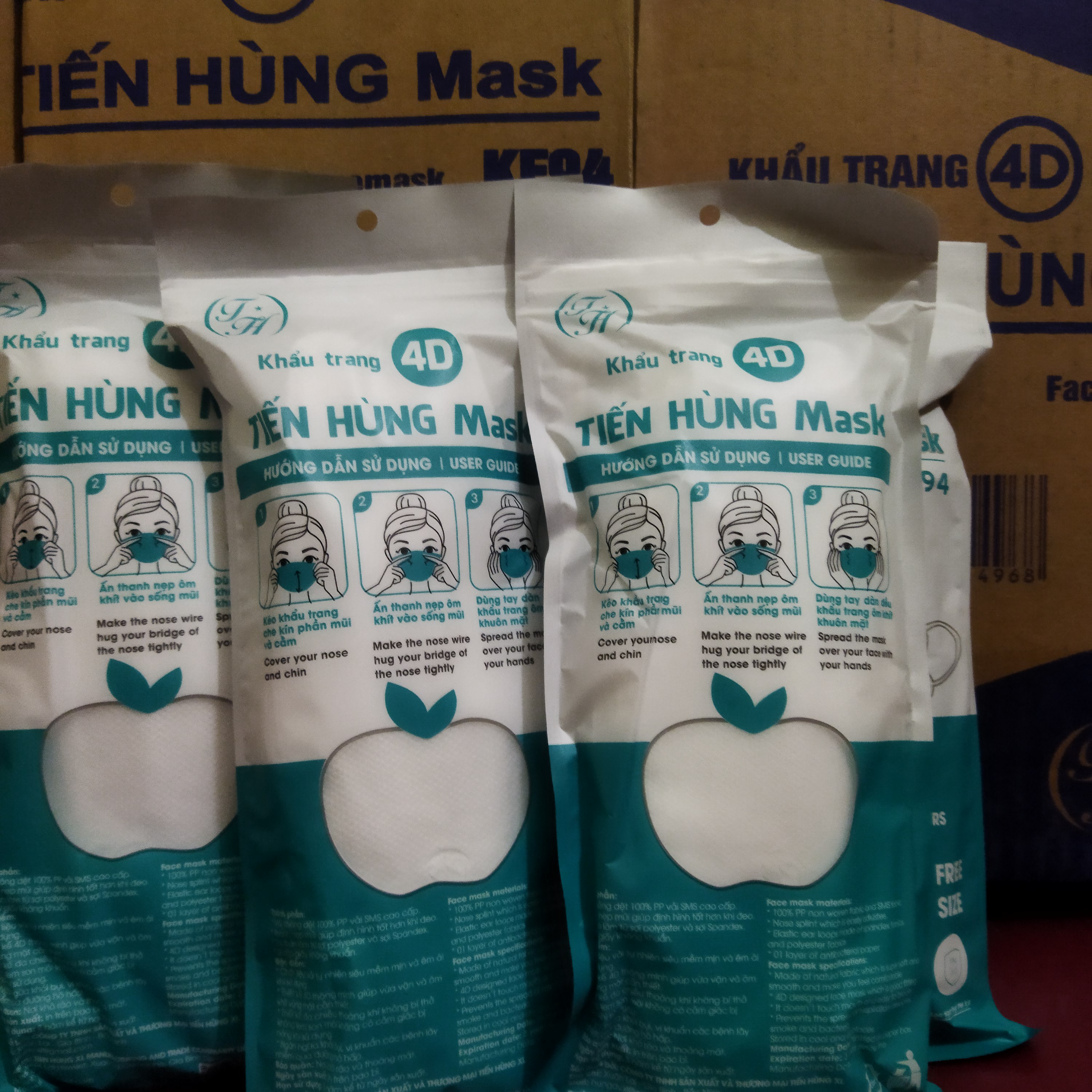 Thùng  Khẩu trang 300 Cái K94