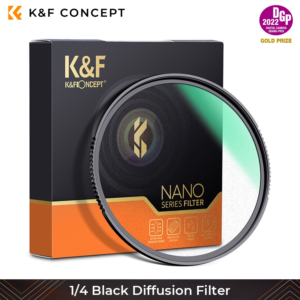 K&F Concept 1 4 Black Diffusion Filter Soft Light Lens Fliter Multiple