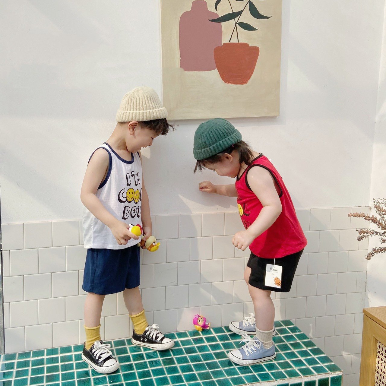 Bộ Ba Lỗ Mặt Cười Cho Bé Trai Từ 9-23kg