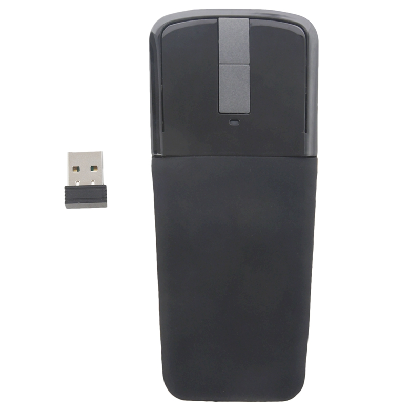 2.4Ghz Foldable Wireless Mouse Folding Arc Touch Slim Mouse Computer Gaming Mouse Mice for Microsoft Surface PC Laptop