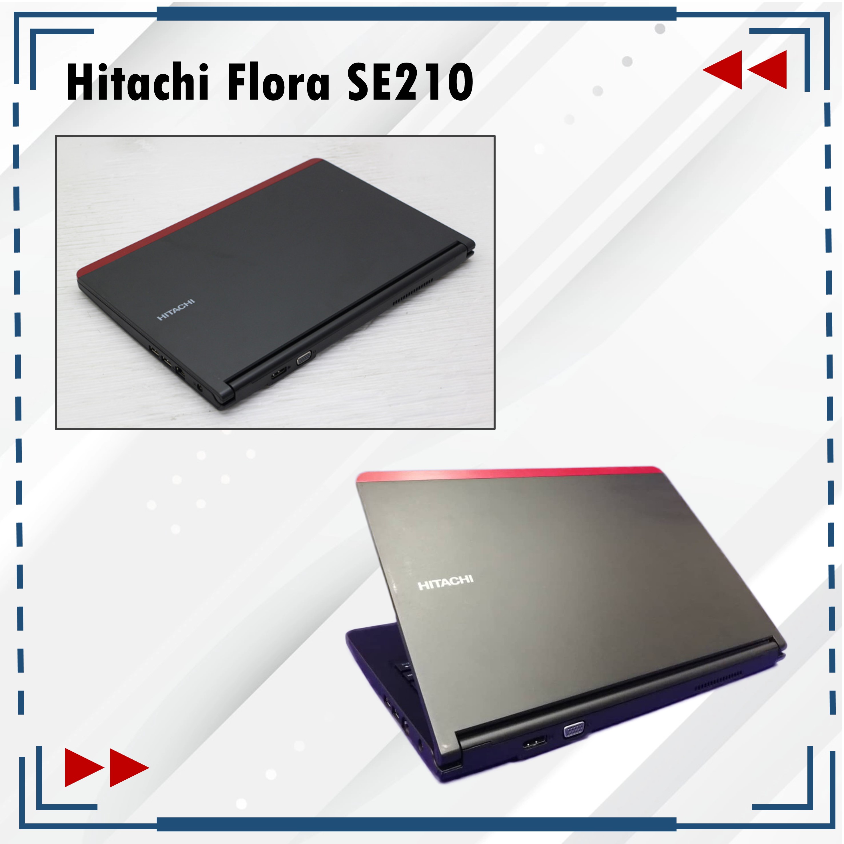 HITACHI FLORA Se210 RK4／13インチ／Windows10 32bit／AMD E1-2100 1.0GHz／16GB SSD／2GBメモリ 着払い ② 日立、モバイル向けに機能強化したシンクライアント「FLORA Se210 RK4