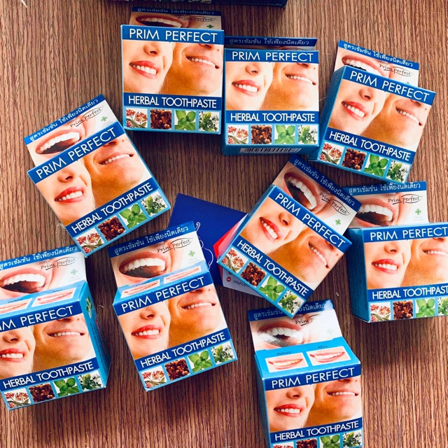 Kem trắng răng thảo dược Yim Siam herbal toothpaste