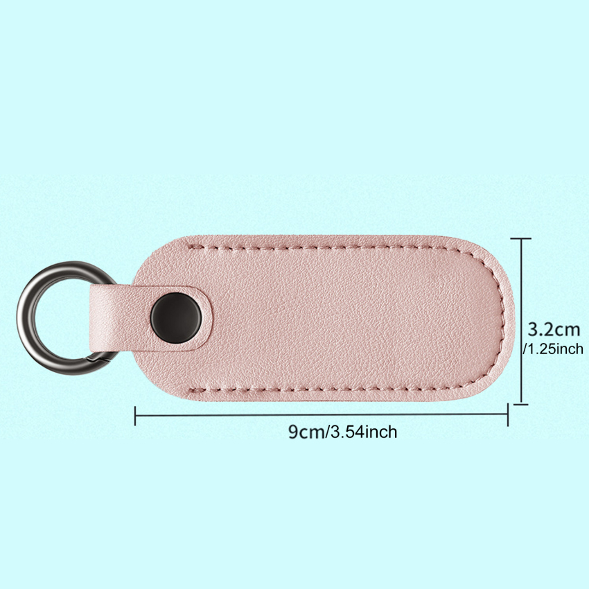 Leather U Disk Case Portable Pocket USB Flash Drive Storage Bags Protective Cover Key Ring Memory Card Stick Bag Waterproof
