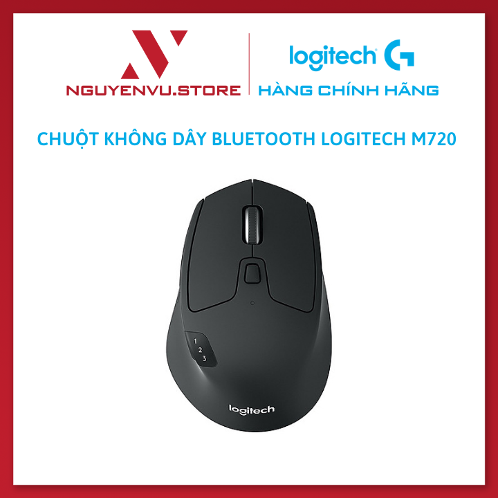 Logitech Wireless Bluetooth mouse m720 trithons-authentic