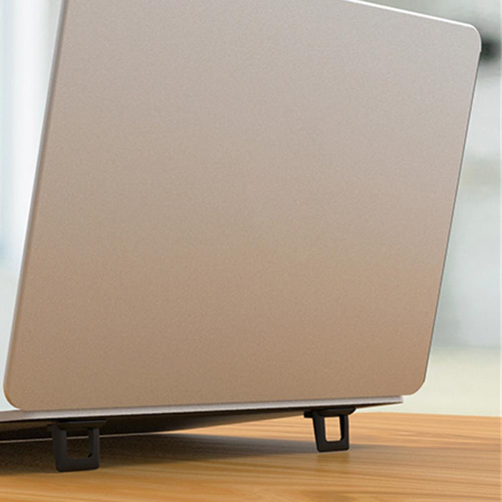Portable Mini Laptop Invisible Stand Plastic Foldable Notebook Holder Riser