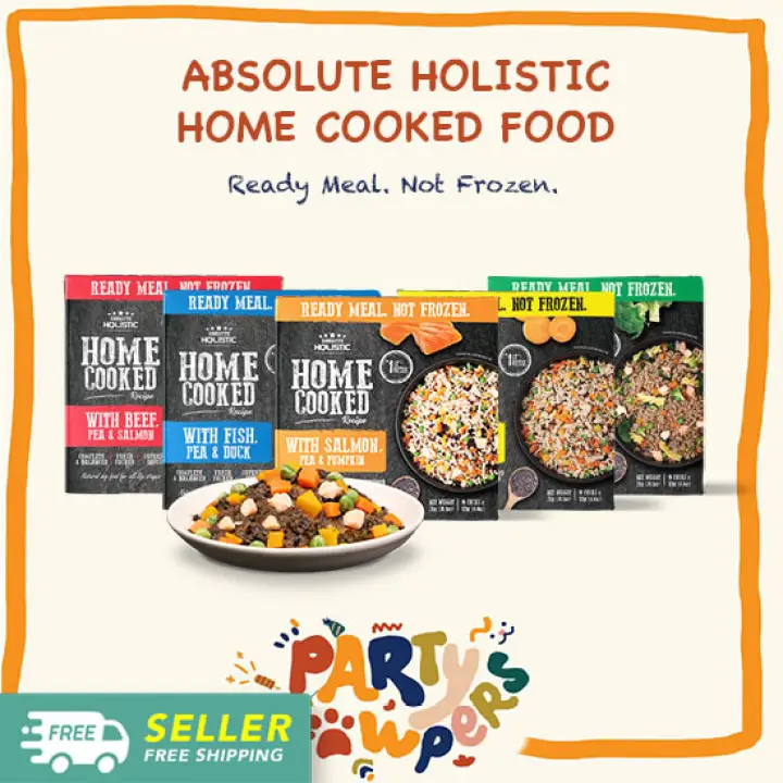 Absolute Holistic Home Cooked Style Recipe Gently Cooked Dog Food 2kg (16pkt/box)